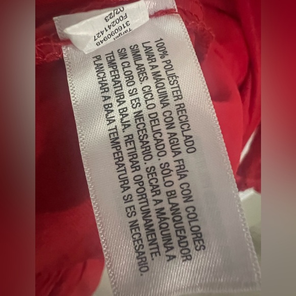 21) Women's Long Sleeve Satin Dress - Knox Rose Red MEDIUM New without tag - Picture 5 of 6